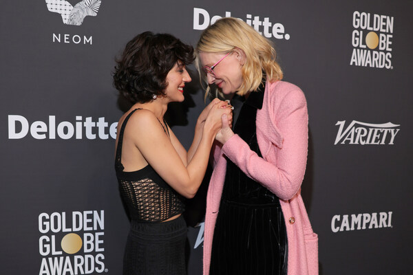 Zahra Amir Ebrahimi and Cate Blanchett Campari was proud to be the sponsor of Variety Golden Globes Party attended by Zahra Amir Ebrahimi (left) and Cate Blanchett (right) and attendees enjoyed a selection of the world’s most iconic cocktails from an unmissable Campari bar. Zahra Amir Ebrahimi and Cate Blanchett Campari was proud to be the sponsor of Variety Golden Globes Party attended by Zahra Amir Ebrahimi (left) and Cate Blanchett (right) and attendees enjoyed a selection of the world’s most iconic cocktails from an unmissable Campari bar.