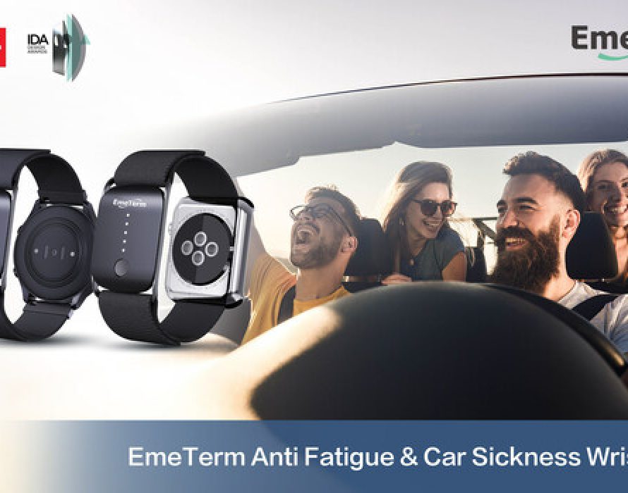 EmeTerm Anti Fatigue & Car Sickness Wristband Wins the IF and IDA Design Awards