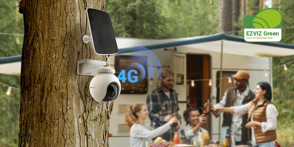 The EZVIZ EB8 4G is making 360° protection mobile and reliable.
