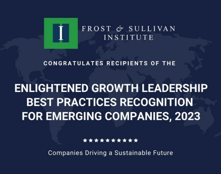 Frost & Sullivan Institute Announces the Launch of the 2023 Enlightened Growth Leadership Awards for Emerging Companies to Recognize Companies Driving a Sustainable Future