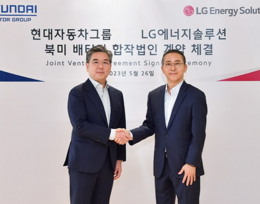 LG Energy Solution and Hyundai Motor Group to Establish Battery Cell Manufacturing Joint Venture in the U.S.