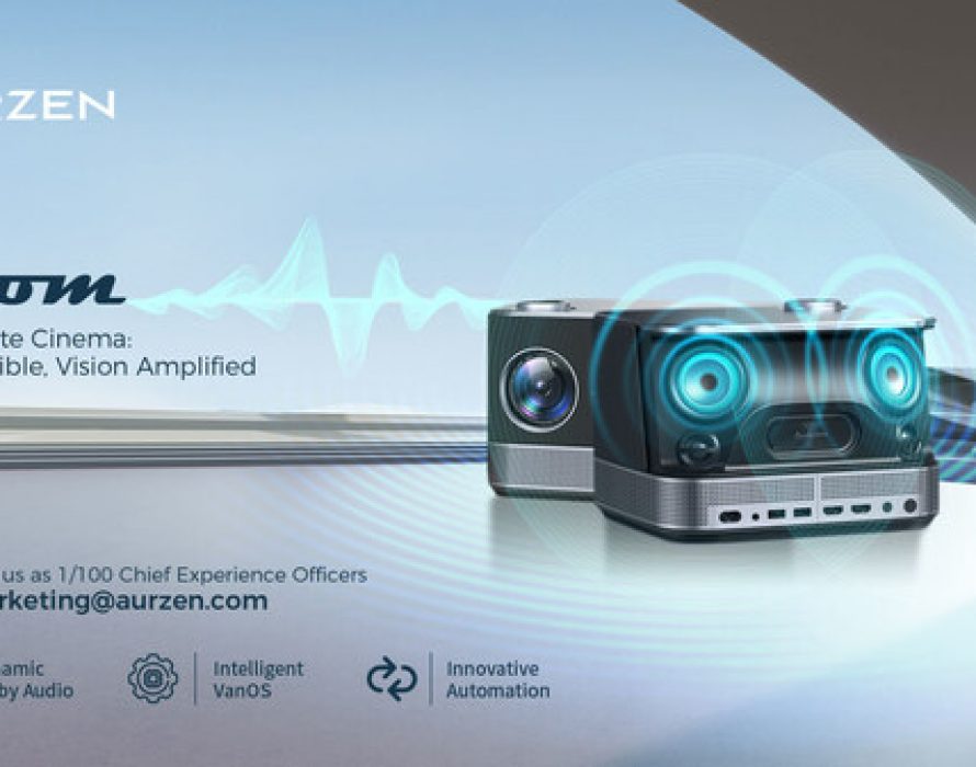 The World’s Leading Projector Brand AURZEN Debuts Its First Intelligent Projector AURZEN Boom with Dolby Audio at Channel Summit EMEA 2023