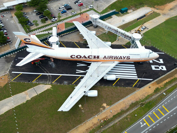 The world’s first “Coach Airways” retail concept store, located at Freeport A’Famosa Outlet, Melaka.