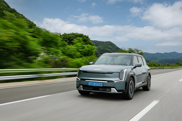 The Kia EV9 electric SUV has been created to deliver new standards of space, practicality, flexibility, comfort, and technology to meet the needs of millennial families.