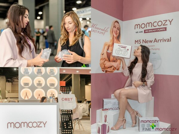 Momcozy's booth at FIME Momcozy's booth at FIME