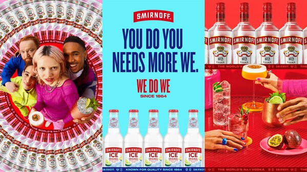 Smirnoff launches new global campaign 'WE DO WE' which champions the power of the collective. Smirnoff launches new global campaign 'WE DO WE' which champions the power of the collective.