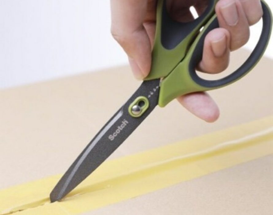 The allnew innovative Scotch™ Unboxing Scissors from 3M for an