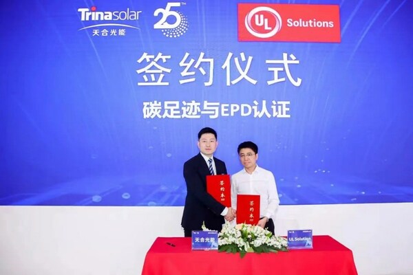 Launching ceremony with UL for product carbon footprint and EPD