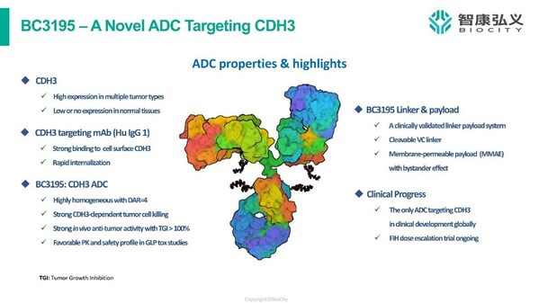 The properties and highlights of BC3195 The properties and highlights of BC3195