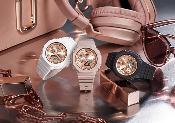 From left: GMA-S2100MD-7A, GMA-S2100MD-4A, and GMA-S2100MD-1A