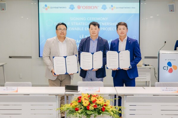 CJ OliveNetworks Vina and Orion Food Vina Join Forces for Sustainable Development
