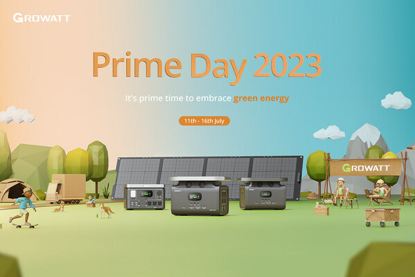 Growatt Offers Special Deals on Portable Power Solutions Across All Platforms During Prime Day 2023