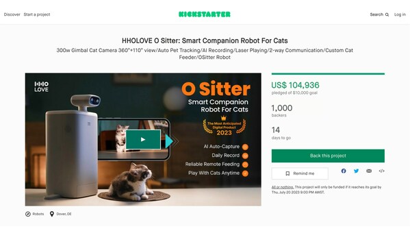 HHOLOVE O Sitter Kickstarter Campaign Page HHOLOVE O Sitter Kickstarter Campaign Page