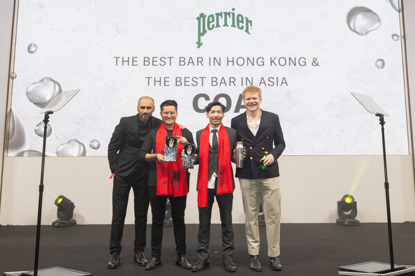Coa celebrates its third consecutive No.1 at the Asia’s 50 Best Bars 2023 awards ceremony, sponsored by Perrier, live from Hong Kong Coa celebrates its third consecutive No.1 at the Asia’s 50 Best Bars 2023 awards ceremony, sponsored by Perrier, live from Hong Kong