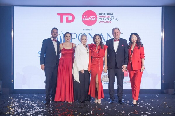 Inspiring Women in Travel - Asia (IWTA) committee members at the TD-IWTA Awards 2023 in Bangkok, Thailand. (From left-to-right) Chris Head, Michaela Connor, Donna Campbell, Joana Button, Gary Marshall, and Sunny Yu. Inspiring Women in Travel - Asia (IWTA) committee members at the TD-IWTA Awards 2023 in Bangkok, Thailand. (From left-to-right) Chris Head, Michaela Connor, Donna Campbell, Joana Button, Gary Marshall, and Sunny Yu.