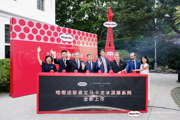 SHANGHAI, CHINA: Häagen-Dazs Macaron Ice Cream launch with Pierre Hermé at the Consulat général de France, Shanghai SHANGHAI, CHINA: Häagen-Dazs Macaron Ice Cream launch with Pierre Hermé at the Consulat général de France, Shanghai