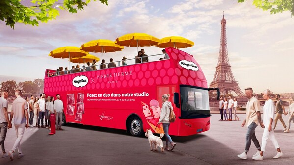 PARIS, FRANCE: Häagen-Dazs Love Bus – a mobile photography studio in collaboration with iconic studio Harcourt PARIS, FRANCE: Häagen-Dazs Love Bus – a mobile photography studio in collaboration with iconic studio Harcourt