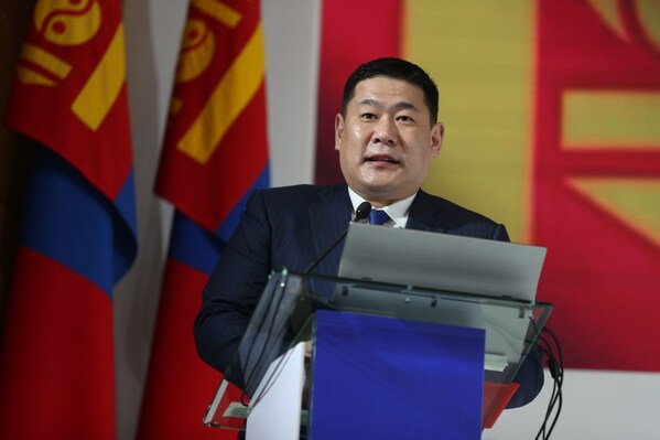 The Prime Minister of Mongolia speaks at the 2023 Mongolia Economic Forum in Ulaanbaatar The Prime Minister of Mongolia speaks at the 2023 Mongolia Economic Forum in Ulaanbaatar