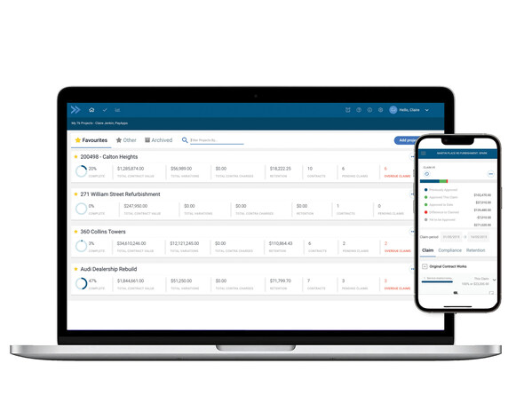 Payapps is a cloud-based construction software for managing progress claims and approvals.