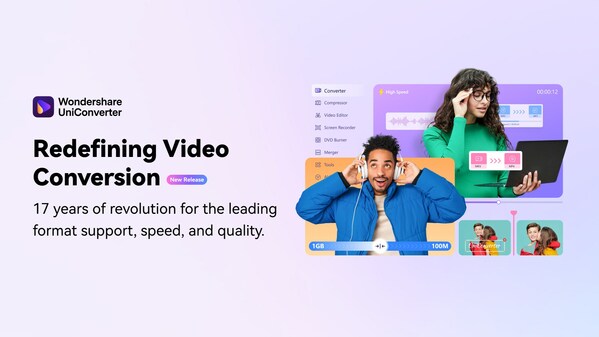 With 17 years of continuous technological advancements, UniConverter V15 presents video conversion and compression breakthroughs in compatibility, processing speeds, and quality output.