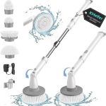 Amazon’s Best-Selling Spin Scrubber- kHelfer KH8W Electric Spin Scrubber, Making Daily Cleaning a Breeze.