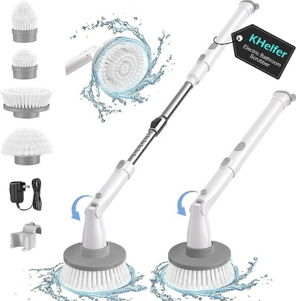 “This thing is a beast! Why did I wait so long to purchase it? It scrubs the hell out of my tub and shower. Makes short work of dirty grout and tile. It’s like a brand new bathroom!”