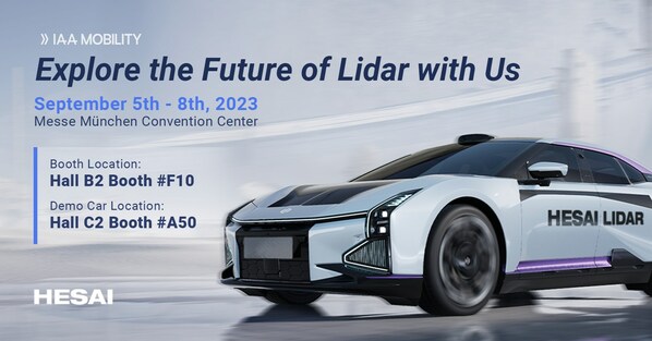 Meet Hesai at IAA Mobility 2023 Meet Hesai at IAA Mobility 2023