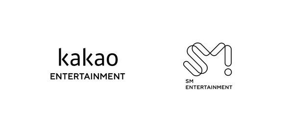 Kakao Entertainment & SM Entertainment CI Kakao Entertainment & SM Entertainment CI