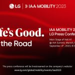 LG CEO TO PRESENT COMPANY’S FUTURE MOBILITY VISION AT IAA MOBILITY 2023
