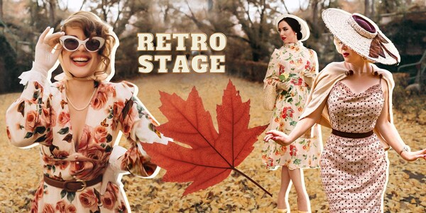 Retro Stage Highlights the ‘30s and ‘40s Styles in 20th-Century Fashion Collections Retro Stage Highlights the ‘30s and ‘40s Styles in 20th-Century Fashion Collections