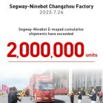 Segway-Ninebot Exceeds 2 Million Units Shipments – Setting Industry Growth Records, Creating New Travel Trend
