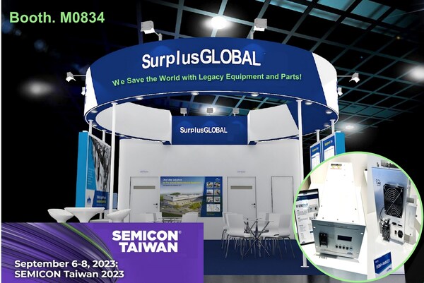 SurplusGLOBAL to Showcase Legacy RF GENERATOR and RF MATCHER at SEMICON TAIWAN 2023