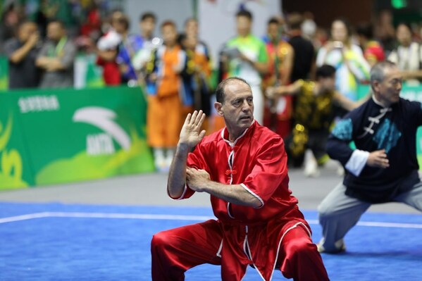 Athletes are competing at the 9th World Kungfu Championships on August 25th. Athletes are competing at the 9th World Kungfu Championships on August 25th.