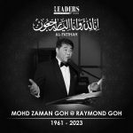 Veteran newscaster Raymond Goh passes away