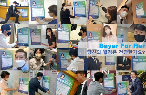 Heavy Menstrual Bleeding checklist introduced to Bayer Korea employees and participating clinics. Heavy Menstrual Bleeding checklist introduced to Bayer Korea employees and participating clinics.