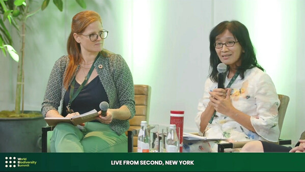Cathay Financial Holdings Demonstrates Leadership of Sustainable Finance at World Biodiversity Summit during New York Climate Week alongside UNGA78. (Right: Cathay Financial Holdings' Chief Investment Officer, Sophia Cheng) Cathay Financial Holdings Demonstrates Leadership of Sustainable Finance at World Biodiversity Summit during New York Climate Week alongside UNGA78. (Right: Cathay Financial Holdings' Chief Investment Officer, Sophia Cheng)