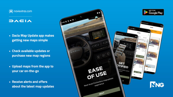 Dacia Map Update app Dacia Map Update app