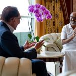 ‘Superstar’ Rajinikanth visits PM Anwar