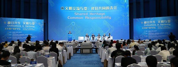 The Forum on Cultural Heritage Conservation with the theme “Civilizations in Harmony” is held in Beijing on Tuesday. (wang zhuangfei / china daily) The Forum on Cultural Heritage Conservation with the theme “Civilizations in Harmony” is held in Beijing on Tuesday. (wang zhuangfei / china daily)