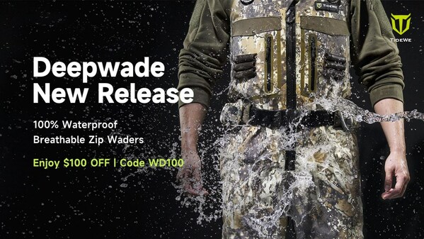 TideWe Deepwade Zip Hunting Waders