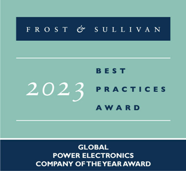 2023 Global Power Electronics Company of the Year Award 2023 Global Power Electronics Company of the Year Award