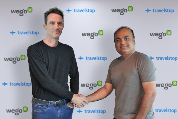 From left to right : Ross Veitch, CEO and Co-founder of Wego and Prashant Kirtane, CEO & Co-founder of Travelstop From left to right : Ross Veitch, CEO and Co-founder of Wego and Prashant Kirtane, CEO & Co-founder of Travelstop