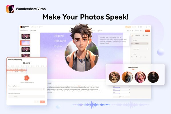 Wondershare Virbo Unveils Talking Photo, AI Video Translation, Speech-to-Video New Features Wondershare Virbo Unveils Talking Photo, AI Video Translation, Speech-to-Video New Features