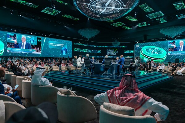 Business and political leaders, including H.R.H Mohammed Bin Salman, gather for first day of Future of Investment Initiative conference in Riyadh Business and political leaders, including H.R.H Mohammed Bin Salman, gather for first day of Future of Investment Initiative conference in Riyadh