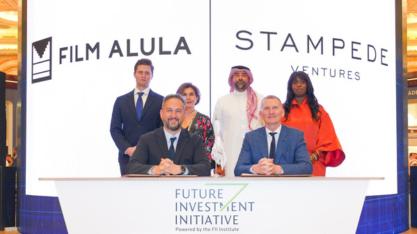 Film AlUla and Stampede Ventures signed three-year, 10 project deal at FII today. Film AlUla and Stampede Ventures signed three-year, 10 project deal at FII today.