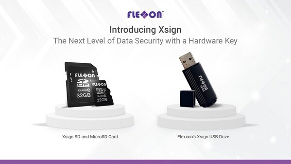 The Xsign is available globally in USB drive and memory card formats