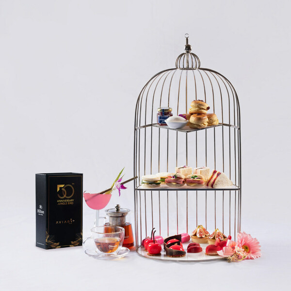 Support the Pink movement this October with Hi-tea for two and get two limited edition 50th Anniversary Jungle Bird Glass with the Jungle Bird Cocktail or Mocktail at Hilton Kuala Lumpur Support the Pink movement this October with Hi-tea for two and get two limited edition 50th Anniversary Jungle Bird Glass with the Jungle Bird Cocktail or Mocktail at Hilton Kuala Lumpur