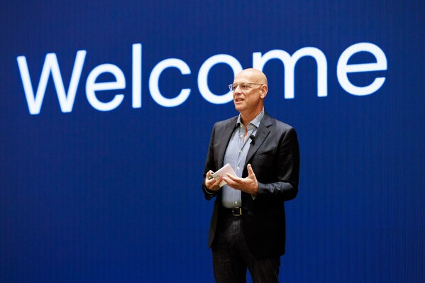 Paulo Rosado, Founder and CEO of OutSystems, delivering the welcome address at NextStep Exec 2023, Singapore. Paulo Rosado, Founder and CEO of OutSystems, delivering the welcome address at NextStep Exec 2023, Singapore.