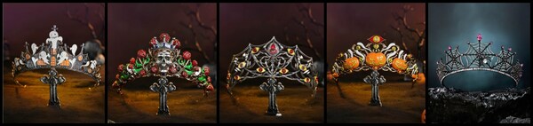SWEETV Halloween crowns SWEETV Halloween crowns