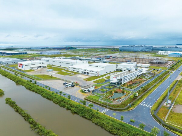 Aerial view of tesa site Haiphong, Vietnam